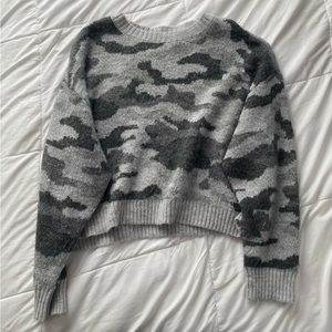 American Eagle Cute Camo Sweater